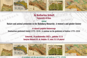 Plakat Scharf Geohistory of Galicia