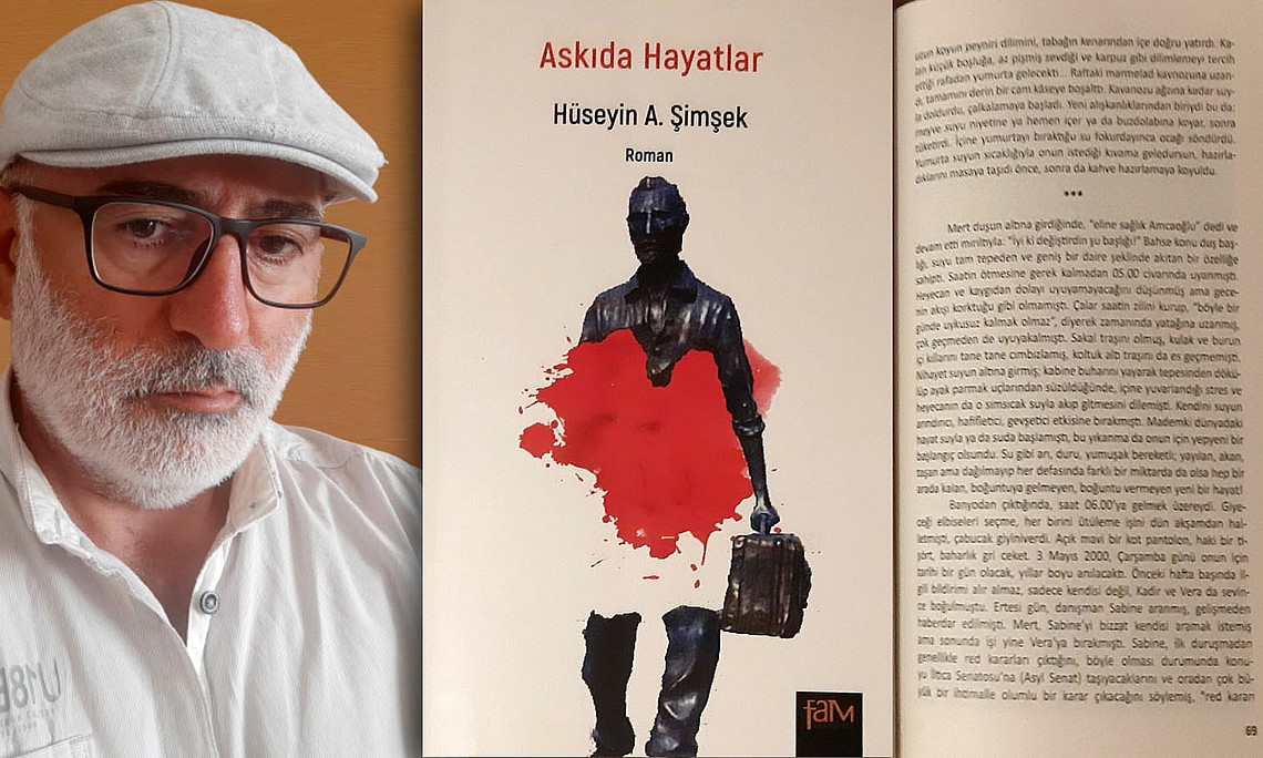 Autor mit Buch