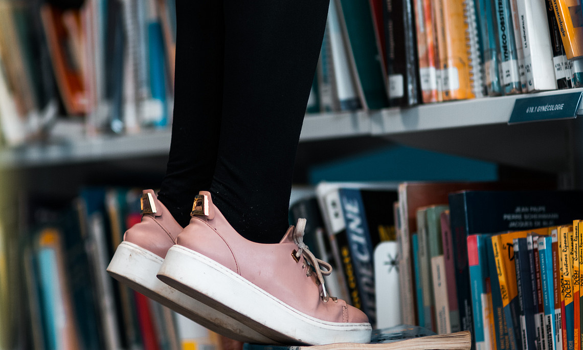 Bibliothek, Graz, Uni, Bücher, Wissen, Life long learning
