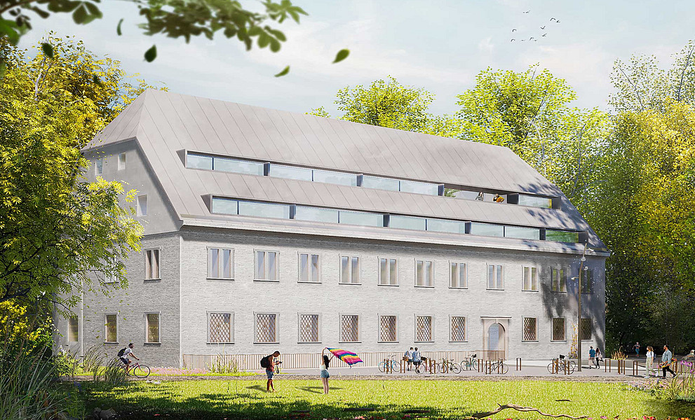 Rendering des Jesuitenrefektoriums