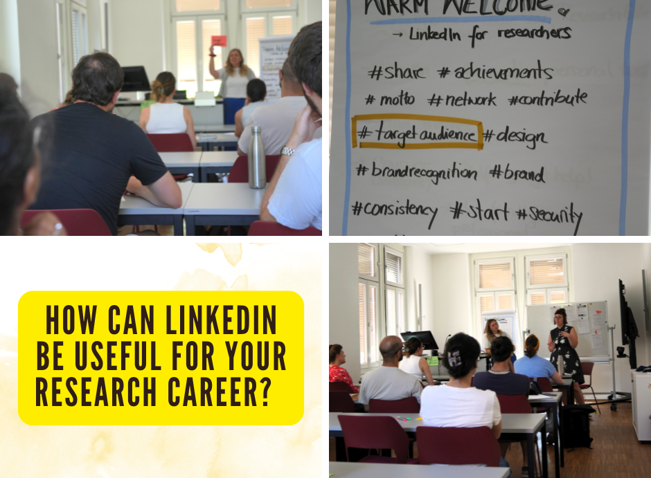 Collage von Workshop-Fotos, (c) Astrid Klotz, RCC, Uni Graz 
