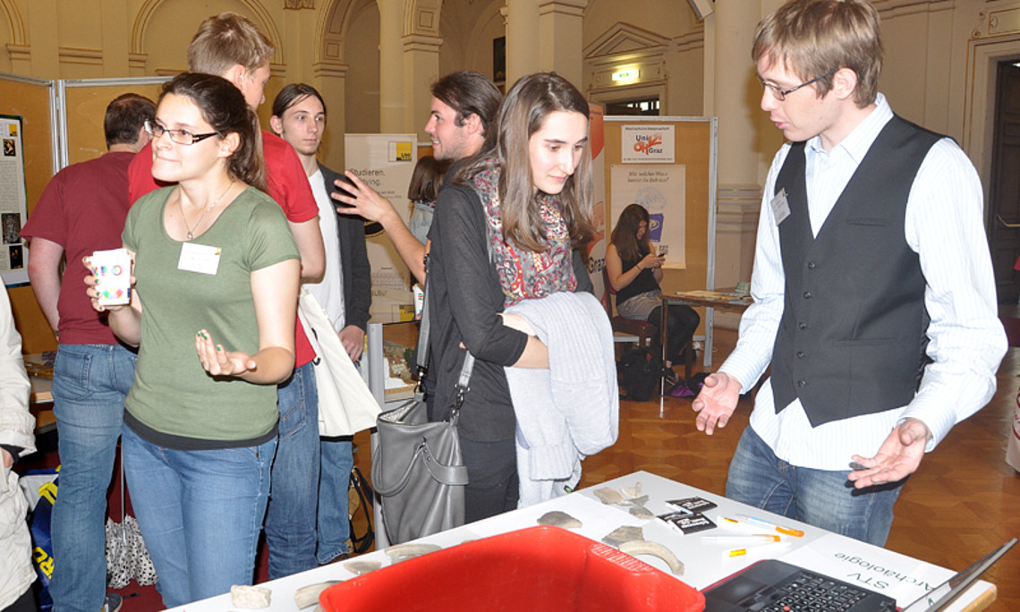 Am Tag der Geschichte stellten sich die historischen Studien der Uni Graz einem breiten Publikum vor.