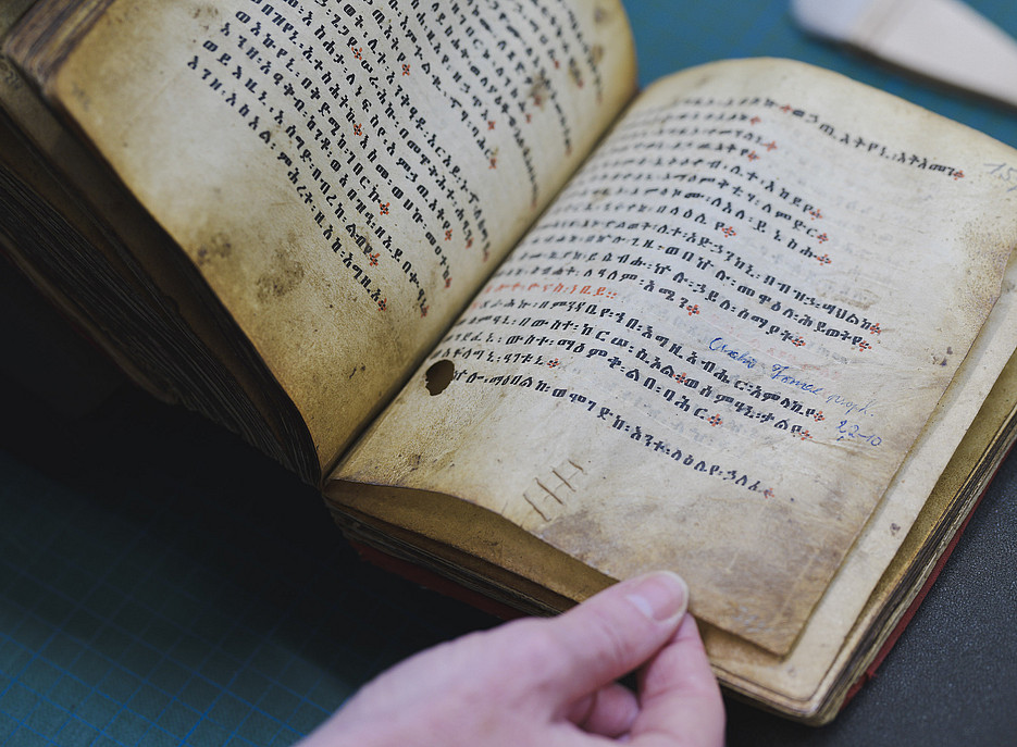 Seite eines alten Buches ©Uni Graz/Tzivanopoulos