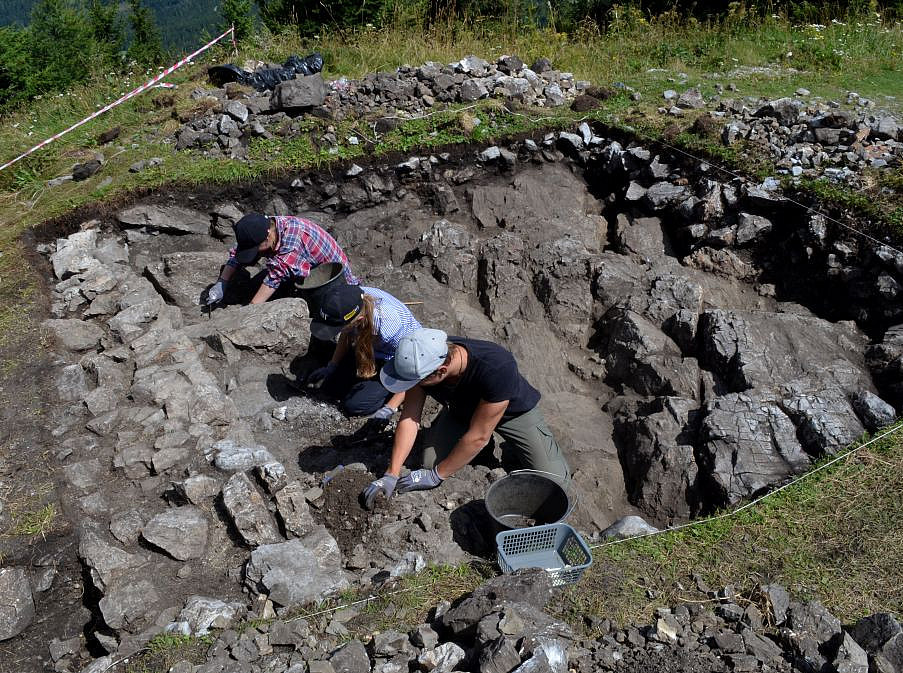 Mauerfund am Ostgipfel des Schöckl ©Institut für Antike