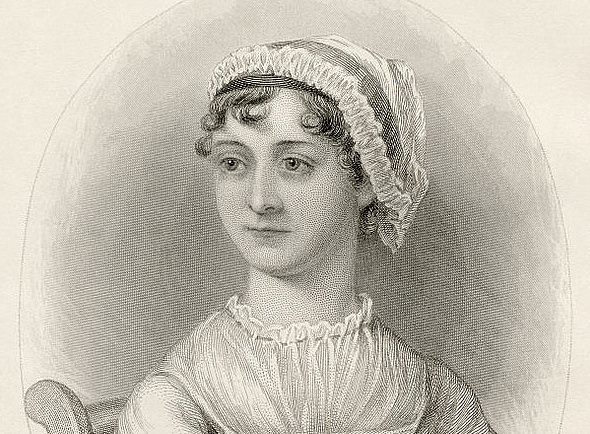 Jane Austen ©Bleistiftzeichnung v. Cassandra Austen