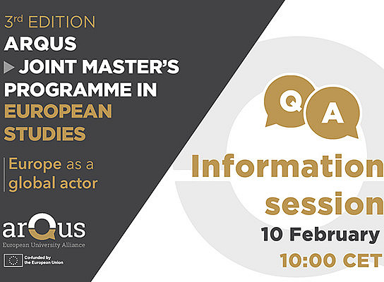 Info session on 10 February 10 CET 