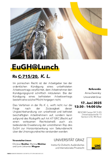 EuGH@Lunch Juni 2025 