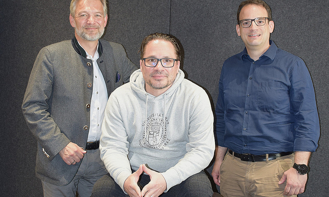 (v.l.n.r.) Thomas Krautzer, Walter Iber und Philipp Spitzer