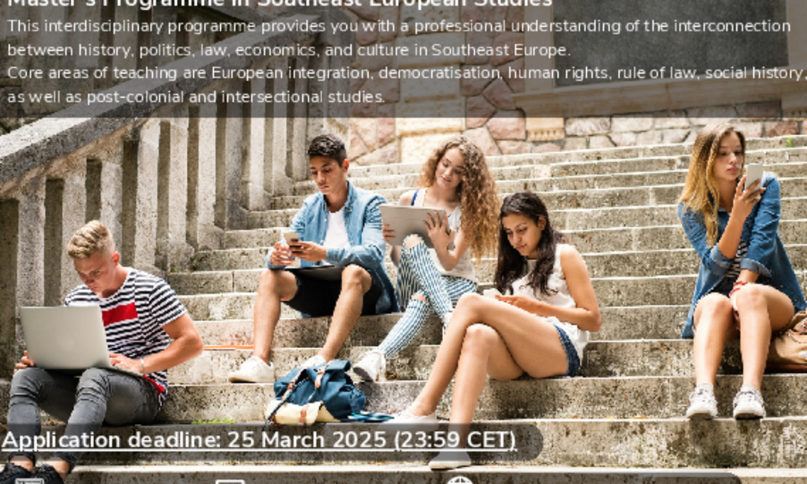 Call for applications 2025 for the Master in Southeast European Studies
