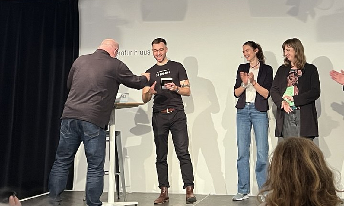 Gewinner der letzten Ausgabe Science meets Poetry.