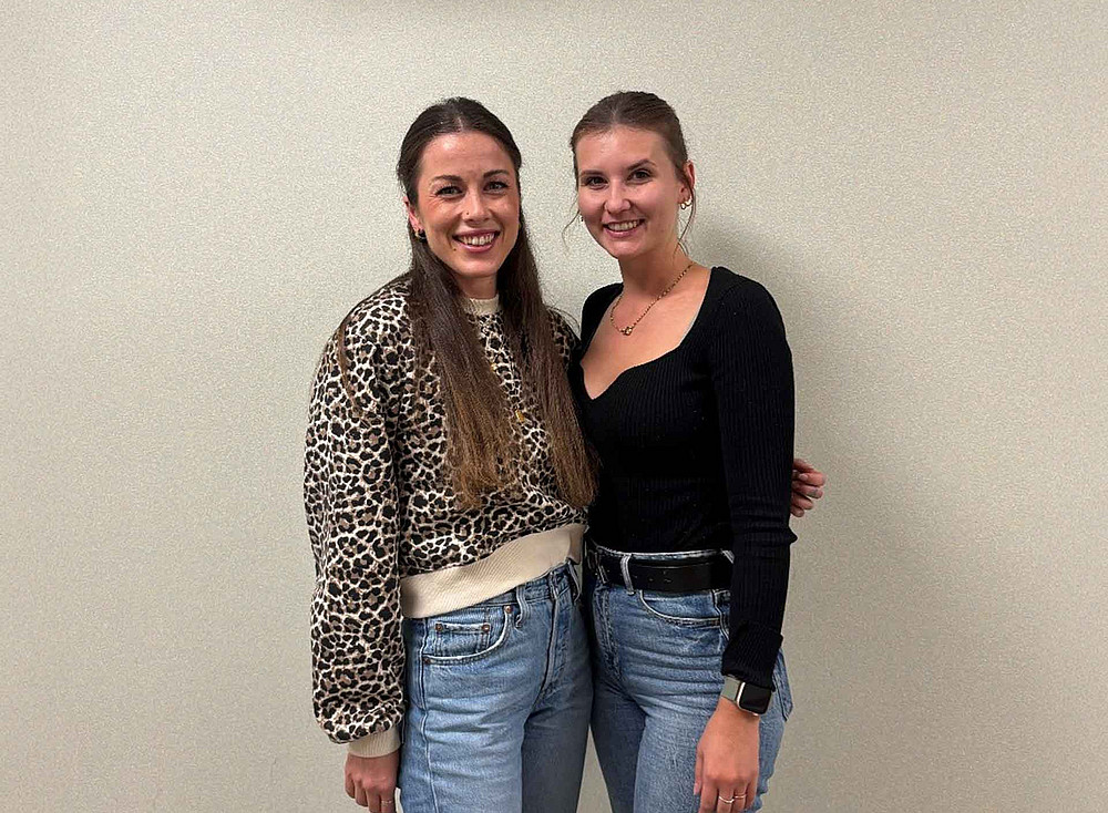 Julia Hirz (links) und Elena Faggioni 