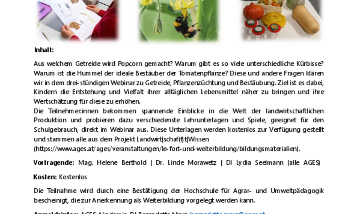 Vielfalt hoch drei