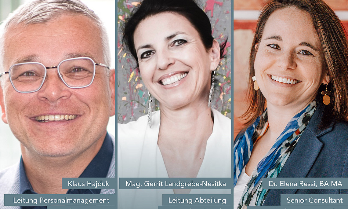 Unsere Speaker:innen beim Business Brunch am 8. Mai 2025