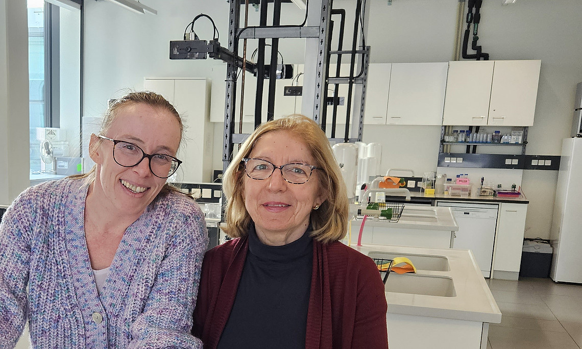 Erasmus-Gast Maria Soledad Aguilar Segura an der Uni Graz im Offenen Labor