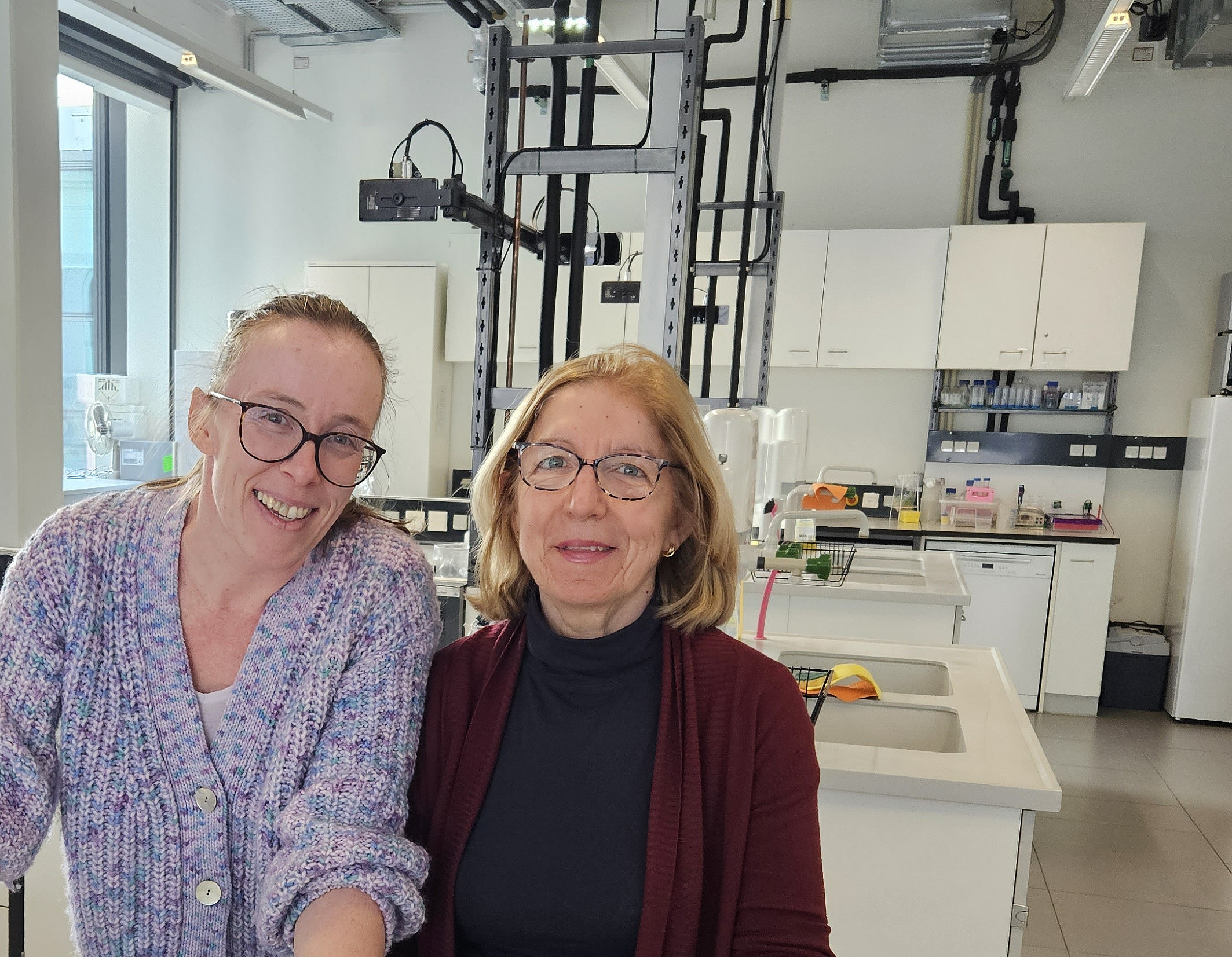 Erasmus-Gast Maria Soledad Aguilar Segura an der Uni Graz im Offenen Labor ©Heide Beranek-Knauer