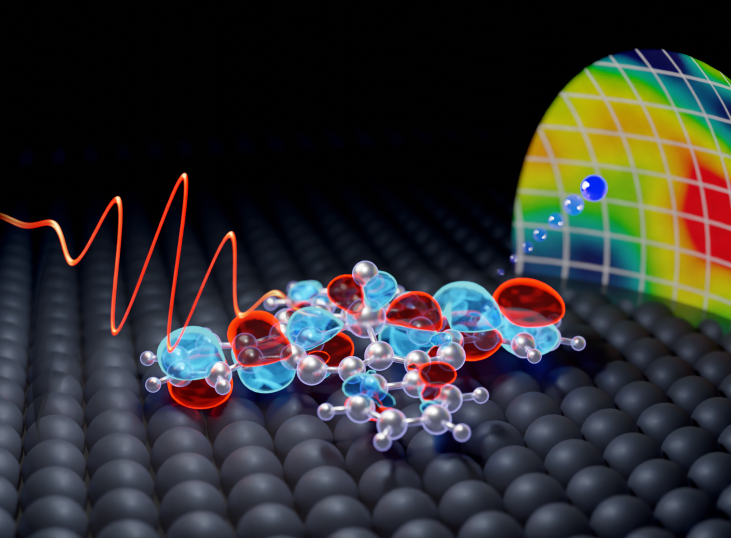 Time-resolved photoemission orbital tomography, Markus Huber, University of Regensburg ©Markus Huber, Universität Regensburg