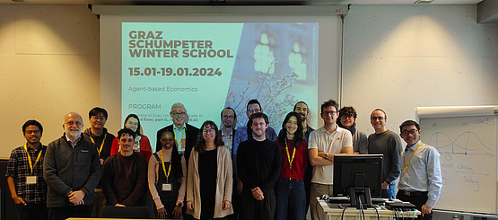 Participants of the Graz Schumpeter Winter School 2024