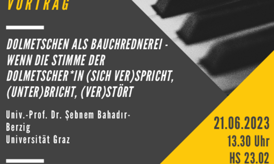 Flyer mit Text