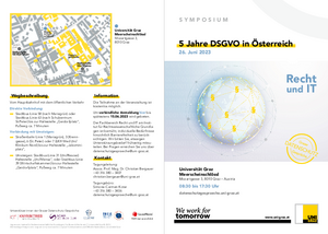 Einladung - Programm "5 Jahre DSGVO in Österreich"
