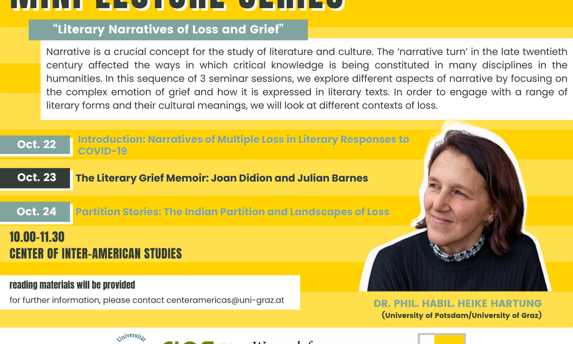 information banner for mini lecture series