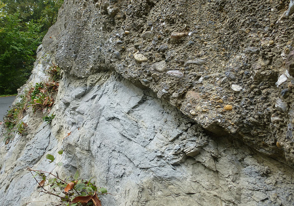 Sedimentgesteinsaufschluss ©Uni Graz/Gerfried Winkler