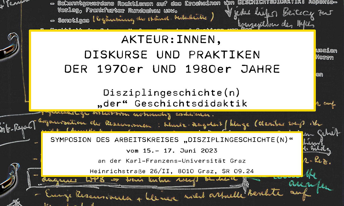 Plakat Disziplingeschichte(n)
