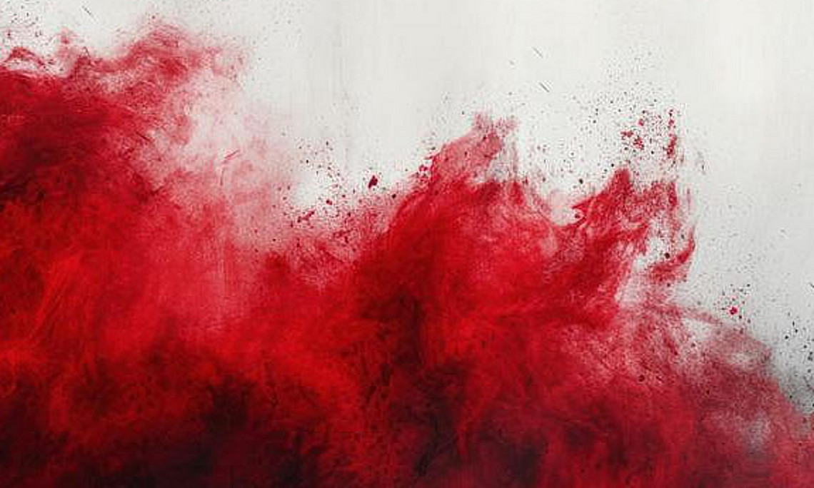 Abstraktes rotes Bild