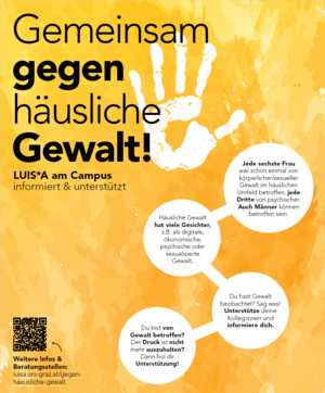 LUIS*A gegen häusliche Gewalt- Sujet 