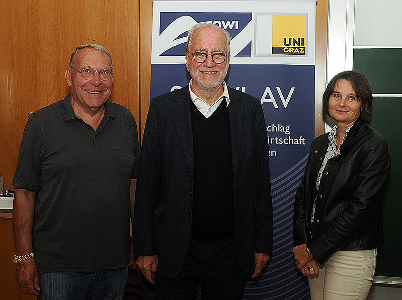 Gruppenfoto im Zuge des Vortrages von Dr. Manfred Prisching ©Mag. Paulus Mayr