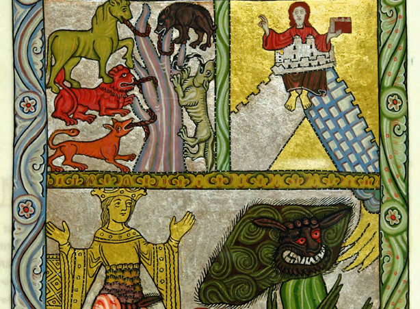 sujet ©Hildegard von Bingen: Scivias, gemeinfrei/public domain, Wikimedia Commons
