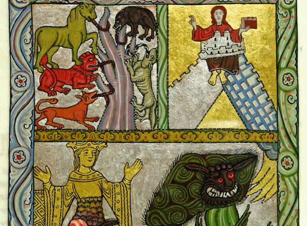 sujet ©Hildegard von Bingen: Scivias, gemeinfrei/public domain, Wikimedia Commons