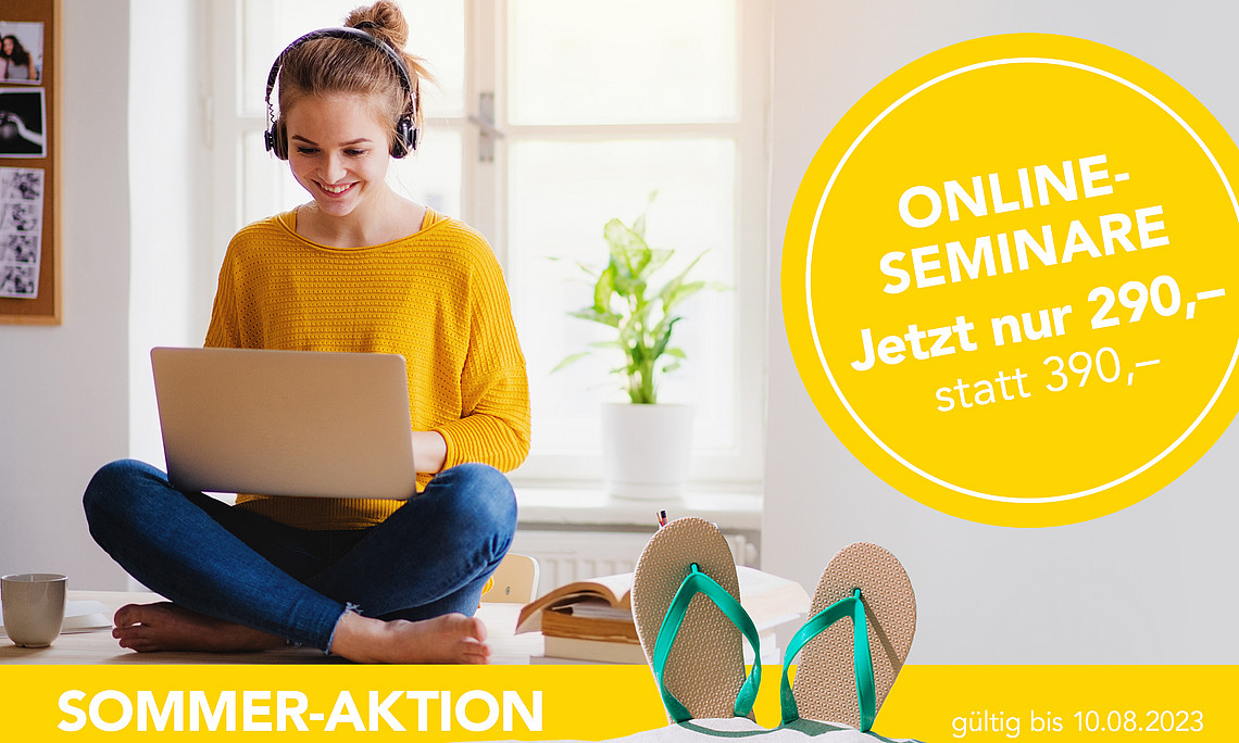 UNI for LIFE Sommer-Aktion: Online-Seminare für nur 290,- statt 390,-