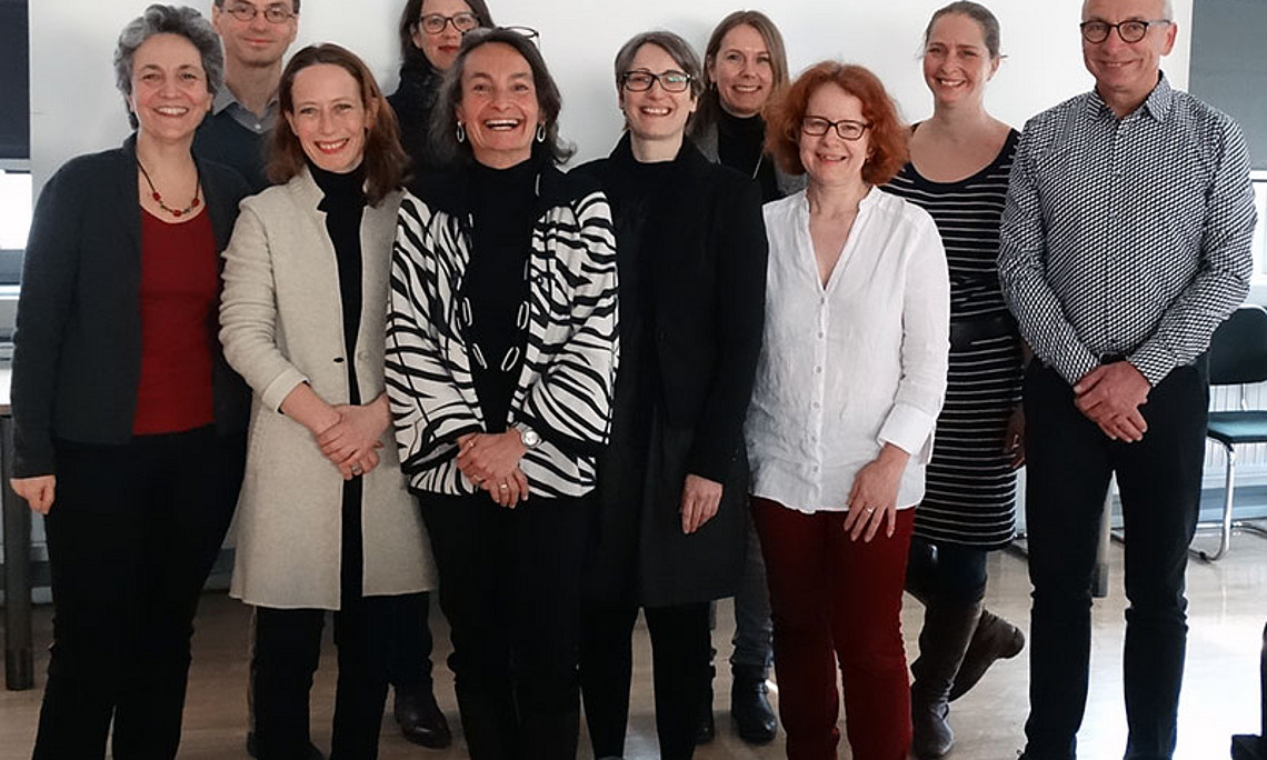 MitarbeiterInnen der Uni Graz tauschten sich beim Workshop mit Leipziger KollegInnen aus. Foto: Uni Graz/BIB