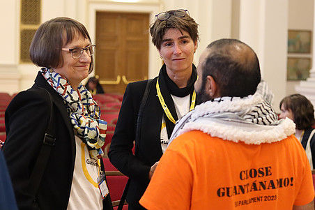 Roberta Maierhofer, Mireille van Poppel, Mansoor Adayfi 