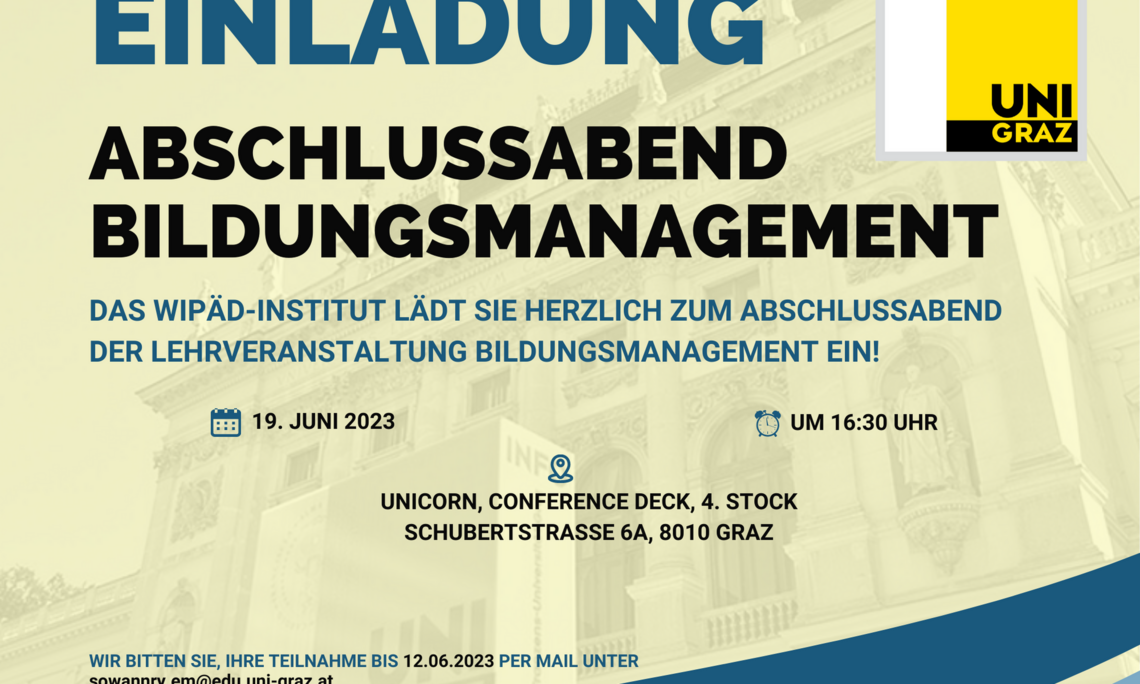 Einladung Abschlussabend