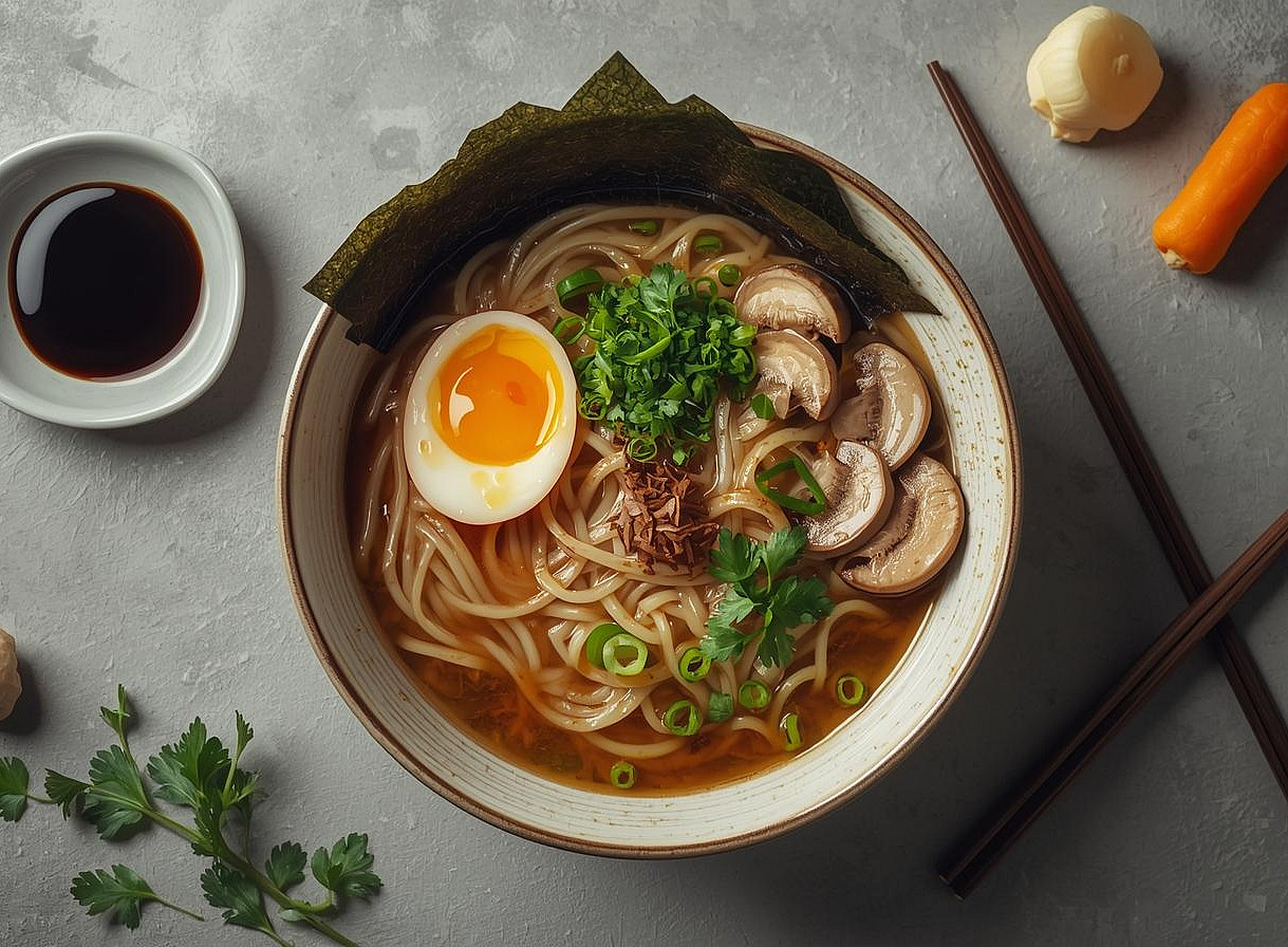 Schüssel mit Ramen ©Bild erstellt mit Canva AI