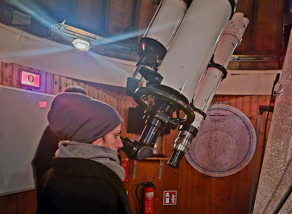 Führung durch die Volkssternwarte ©Anna-Christina Römer-Siegl