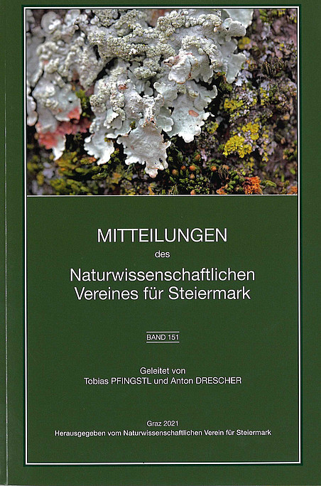 Umschlag Band 151 ©Naturwissenschaftlicher Verein für Steiermark