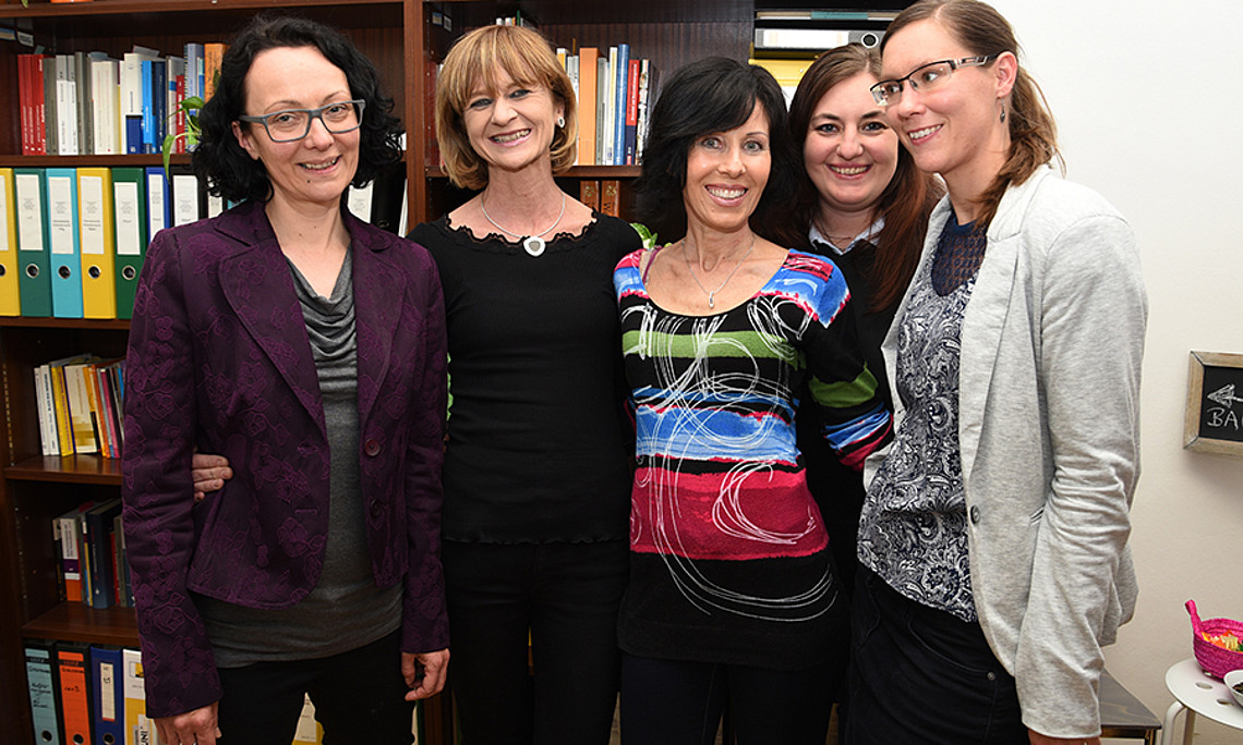 Uni Graz, AKGL, Gleichbehandlung, AKGL-Büro: Ulrike Schustaczek, Maria Aigner, Irene Fritz, Bianca Gollmann, Christa Mandl