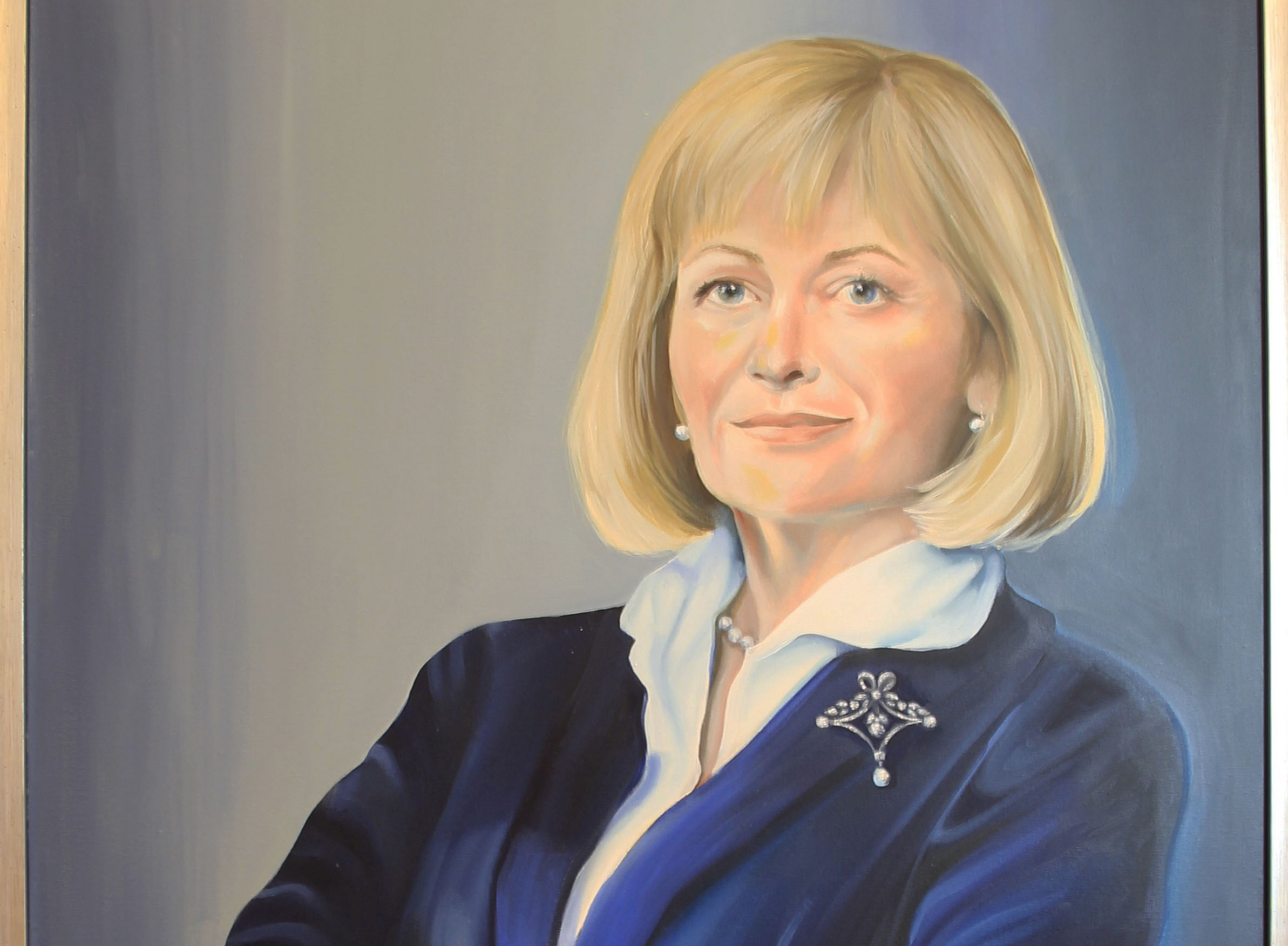 Universittätsmuseen - Rektorinporträt Christa Neuper ©Universitätsmuseen der Universität Graz