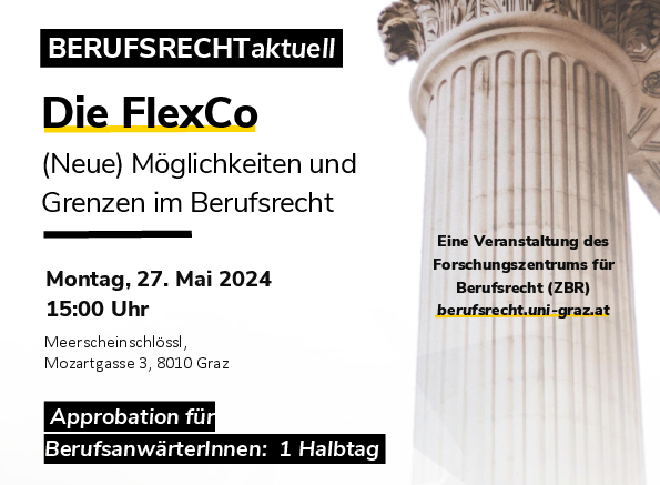 Einladung zur Veranstaltung "Die FlexCo" 