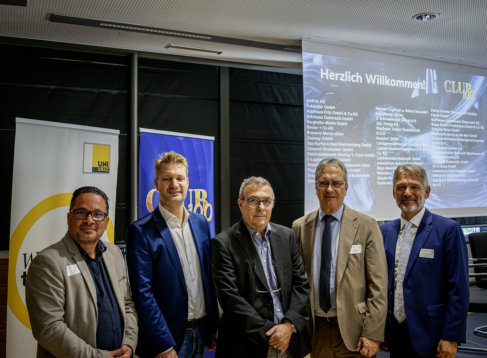 (v.l.n.r.) Walter Iber, Georg Schneider, Arne Ziegler, Peter Riegler, Thomas Krautzer ©SOWI/Polutak