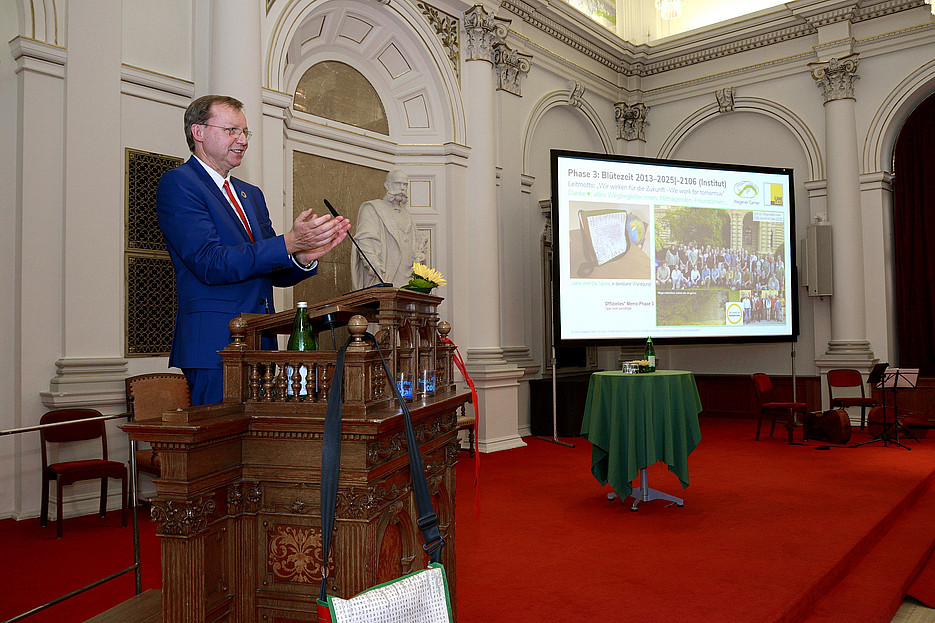 Gottfried Kirchengast in der Aula ©Uni Graz/CP-PICTURES
