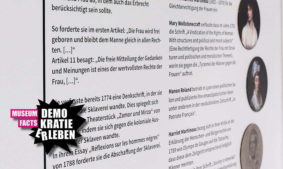 Sonderausstellung_Frauen in der Demokratie