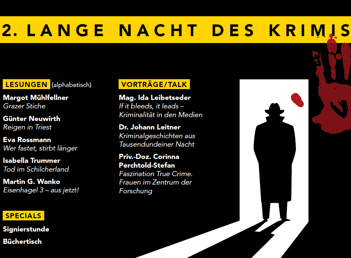 Poster_Lange Nacht des Krimis_Mit den Teilnehmenden 