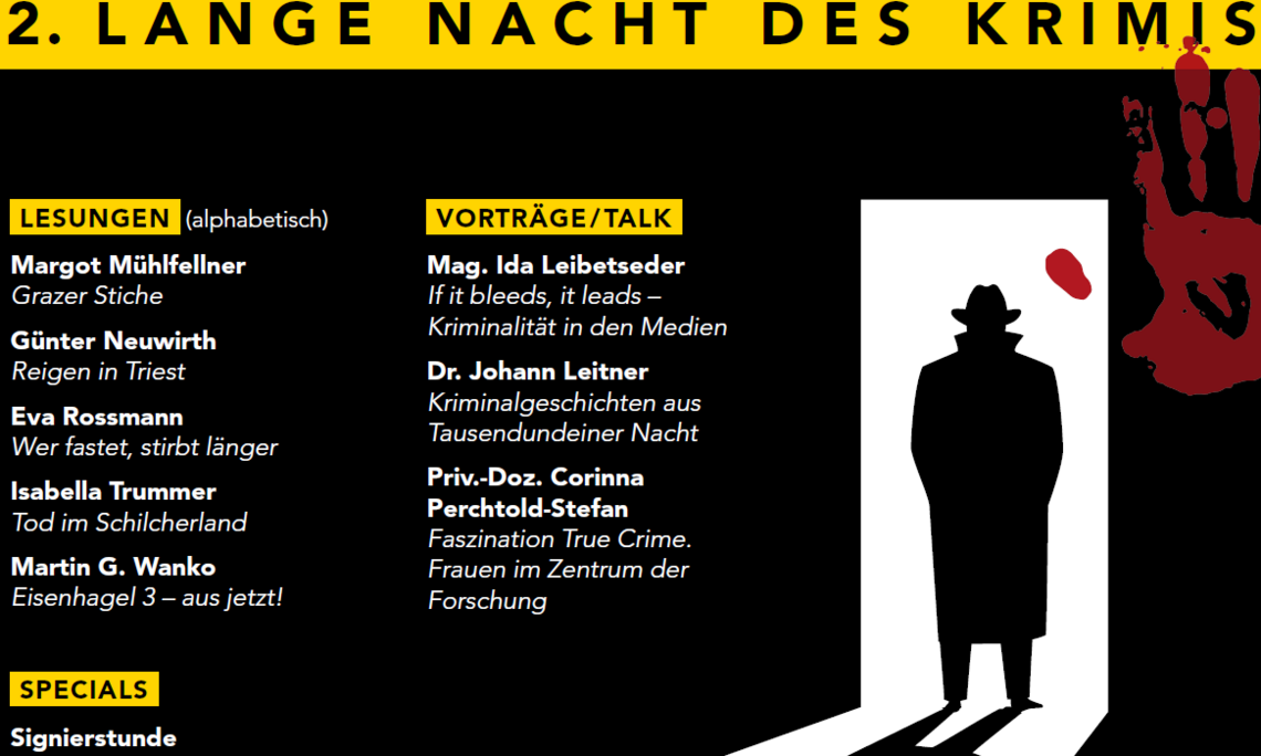Poster_Lange Nacht des Krimis_Mit den Teilnehmenden