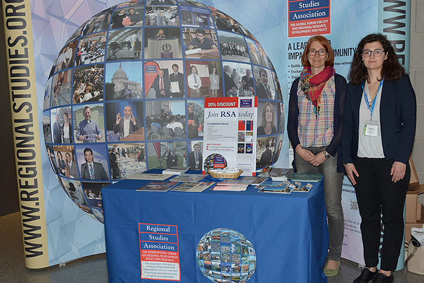 Johanna Pfeifer von der Uni Graz und Wanda Miczorek von der RSA (v.l.) organisierten die internationale Konferenz.