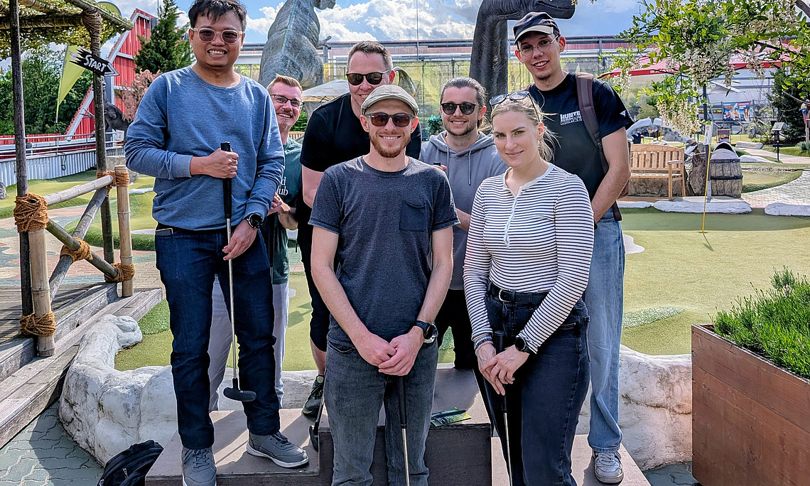 Teamevent Minigolf