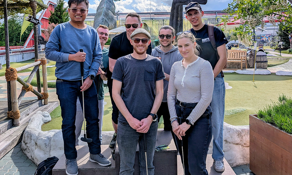 Teamevent Minigolf