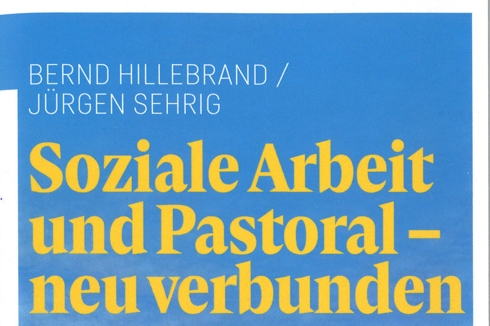 Cover Soziale Arbeit und Pastoral 